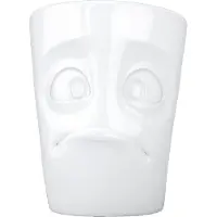 Fiftyeight Products T018401 FIFTYEIGHT Henkelbecher 350ml - Verdutzt weiß