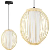 Toolight Lampe Suspendue APP1634-1CP Brown