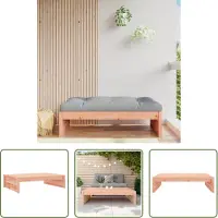 The Living Store Tabouret de jardin 120x80 cm Bois massif Douglas