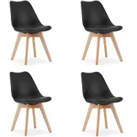 Leobert MARK Chair Noir x 4