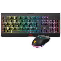 Krom Clavier NXKROMKBLSP Noir Multicolore Qwerty Espagnol