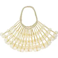 Koosh Sacs à main or / blanc perle