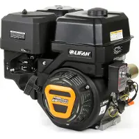 Wiltec LIFAN KP460E Moteur essence – 380 x 500 x 457 mm – 11,5 kW (15,6 CV) – 459 ccm – 4 temps, 6,5 L, 25,4 mm – OHV, 10:1 – Monocylindre Lanceur électrique – pour Plaque vibrante et Engin Chantier