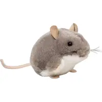 Teddy HERMANN® Teddy Hermann Souris 9 cm gris Peluche souris