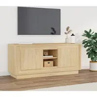 Prolenta Maison Exclusive - Meuble TV Chêne Sonoma 102x35x45 cm Matériau dérivé du bois