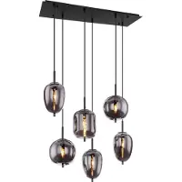 Globo Lampe suspendue design Blacky noir