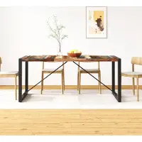 Prolenta Maison Exclusive - Table à manger en bois massif recyclé 180 cm