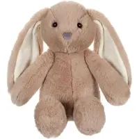 GIPSY TOYS Peluche lapin tendance - - Marron, 28 cm