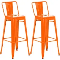 CLP lot de 2 tabourets de bar Mason