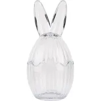 Clayre & Eef Pot en verre uf Ø 10x21 cm Verre transparent