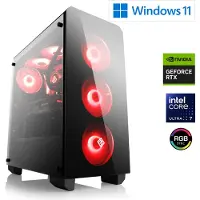 CSL-Computer PC de jeu, Intel Core Ultra 7 265KF, 3900 MHz, GeForce RTX 5070, 32 Go DDR5 RAM, 2000 Go M.2 SSD, Windows 11 Home, USB 3.2 | M11970H
