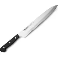 Arcos Couteau Yanagiba Universal 289904 en Nitrum Steel, avec mangue en polyoxyméthylène et lame de 24 cm dans un étui