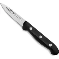 Arcos Couteau Mondador Maitre 150200 Acier inoxydable Nitrum et mangue Couteau en polypropylène avec lame de 8 cm sous blister