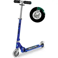 Micro Scooter Sprite LED Sapphire Blue - réglable en hauteur - léger