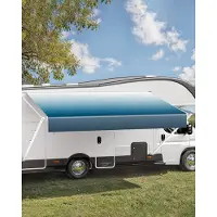 Vevor Marquise de caravane marquise universelle rétractable RV (518,16 cm) marquise étanche pour camping-car avec cadre en alliage d'aluminium
