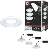Paulmann LED à encastrer Sormus, set de 3 lampes