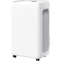 Quality Heating Déshumidificateur - Blanc - 20 litres par jour, compact avec flux d'air de 360
