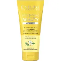 Eveline Cosmetics Fresh Beauty Gel-crème éclaircissant pour le visage à la vitamine C, 150ml