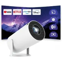 BAREL Relax Projecteur Mini Projecteur Portable Smart TV, Correction Keystone, 1280x720, Android/iOS, 140 ANSI, Android, DLNA, Wi-Fi