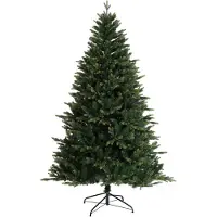 SVITA Arbre de Noël artificiel de haute qualité 210 cm Sapin de Noël Arbre de décoration Arbre artificiel Support métallique Système de pliage