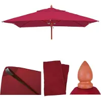 MCW Toile de rechange pour parasol -C57 3x3m