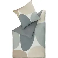 Schöner Wohnen Kollektion SCHÖNER WOHNEN Parure de lit Pebble-B Couleur gris Taille 135x200+80x80