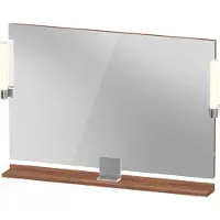 Duravit Sivida miroir, chrome, 1050x36x650mm, éclairage à poser, interrupteur à détecteur, raccordement au réseau, SV7423010790000