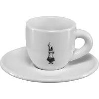 Bialetti Tasse à moka Omino avec soucoupe