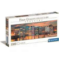 Clementoni Puzzle CLE 1000 Panorama Bright Amsterdam 39838