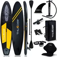 Thunder Ippo Stand Up Paddle Board 320 x 75 x 15 cm Orange Noir 150 kg