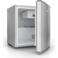 H.Koenig Mini-réfrigérateur FGX490 / 45 L/indépendant/compact/taille 51cm / silencieux / compartiment à glace 4L/thermostat réglable/butée de porte réversible, inox