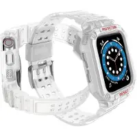 Hurtel Bracelet De Protection Avec Etui Pour Apple Watch 7 / 6 / 5 / 4 / 3 / 2 / Se (41 / 40 / 38Mm) Étui Blindé Housse De Montre Blanc