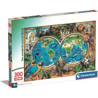 Clementoni 300-elementowy puzzle "Cudowny wiat Zwierzt" - premium jako