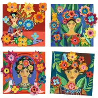 Djeco Set créatif inspiré de Frida Kahlo,