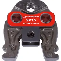 Rothenberger Compact SV 15 Mâchoire de sertissage 15 mm ( 015262X ) pour sertisseuses de 19 kN