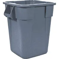 Rubbermaid Bac polyvalent gris 151,5l PE L595xL595xH730mm - FG353600GRAY