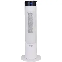 Adler | Tower Fan Heater with Humidifier | AD 7730 | Ceramic | 2200 W | Number of power levels 2 | Suitable for rooms up to 25 m² | White