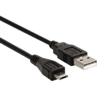 Macleans MCTV-758 Câble Micro USB 2 0 1 5m noir Transfert et recharge de données Pour tous les périphériques Micro USB