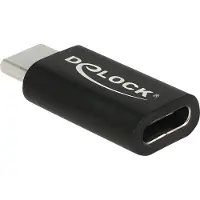 DeLOCK 65697 câble changeur de genre USB Type-C Noir