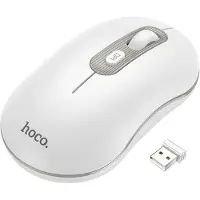 Hoco souris d'ordinateur sans fil 2.4G 1600 dpi GM21 blanche