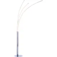 Leuchtendirekt Lampadaire LED, chrome, hauteur 215 cm