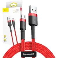 Baseus Cable Usb Do Micro Usb Cafule 1.5A 2M (Czerwony)