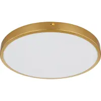 Globo Lighting Plafonnier métal laiton mat, LED