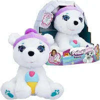 Epee Polus ours polaire interactif en peluche 24 cm