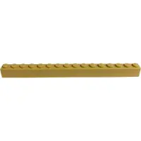 LEGO 1x16 briques beige clair - 2465 NOUVEAU Quantité 100x