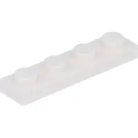 LEGO 1x4 plaque 3710 - 50 pièces blanc