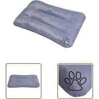 The Living Store Lit pour chien taille XL Gris