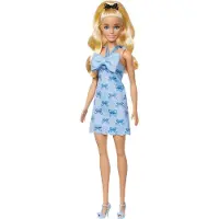 Barbie Poupée Fashionistas MATTEL en robe bleue HYT93