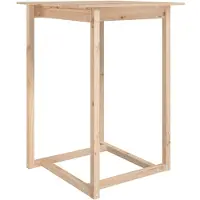 Syfax Table de bar 80x80x110 cm Bois massif de pin