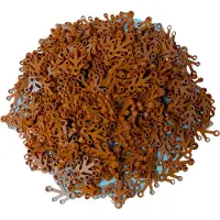 LEGO 4x3 Feuilles Branches Feuilles Vertus Plantes Orange foncé - 2417 NOUVEAU Quantité 50x